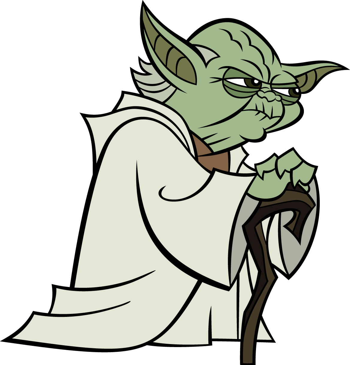 Imagen Yoda Cartoonjpg Star Wars Wiki clipart free image.