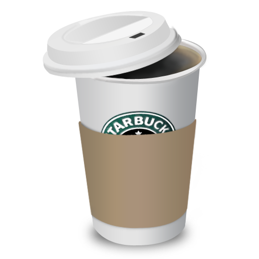 Coffee, cup, starbucks icon.