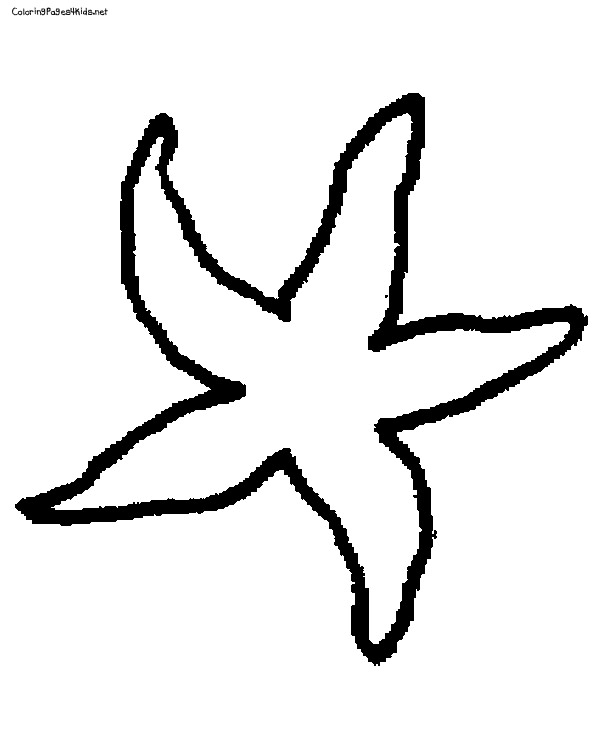 starfish outline clipart - Clipground