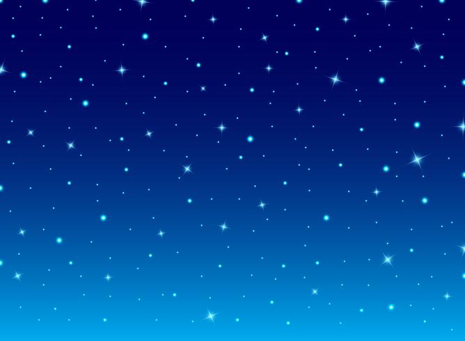 Abstract night blue sky with stars cosmos background.