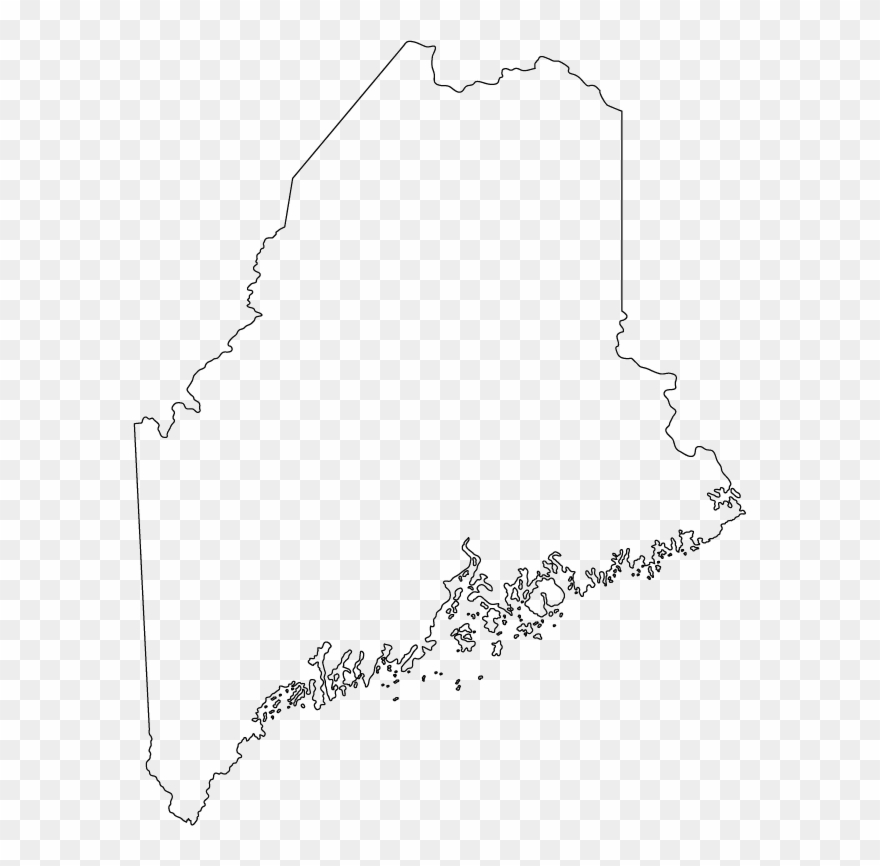 State Of Maine Outline Clipart 10 Free Cliparts Download Images On