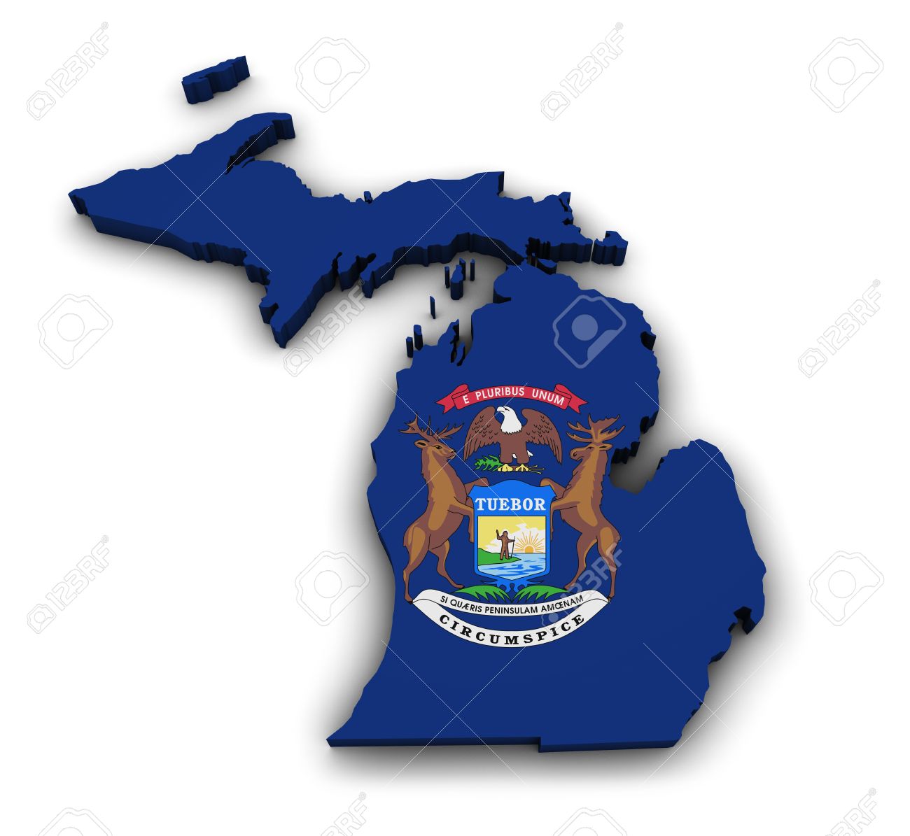 State Of Michigan Flag Clipart 20 Free Cliparts Download Images On