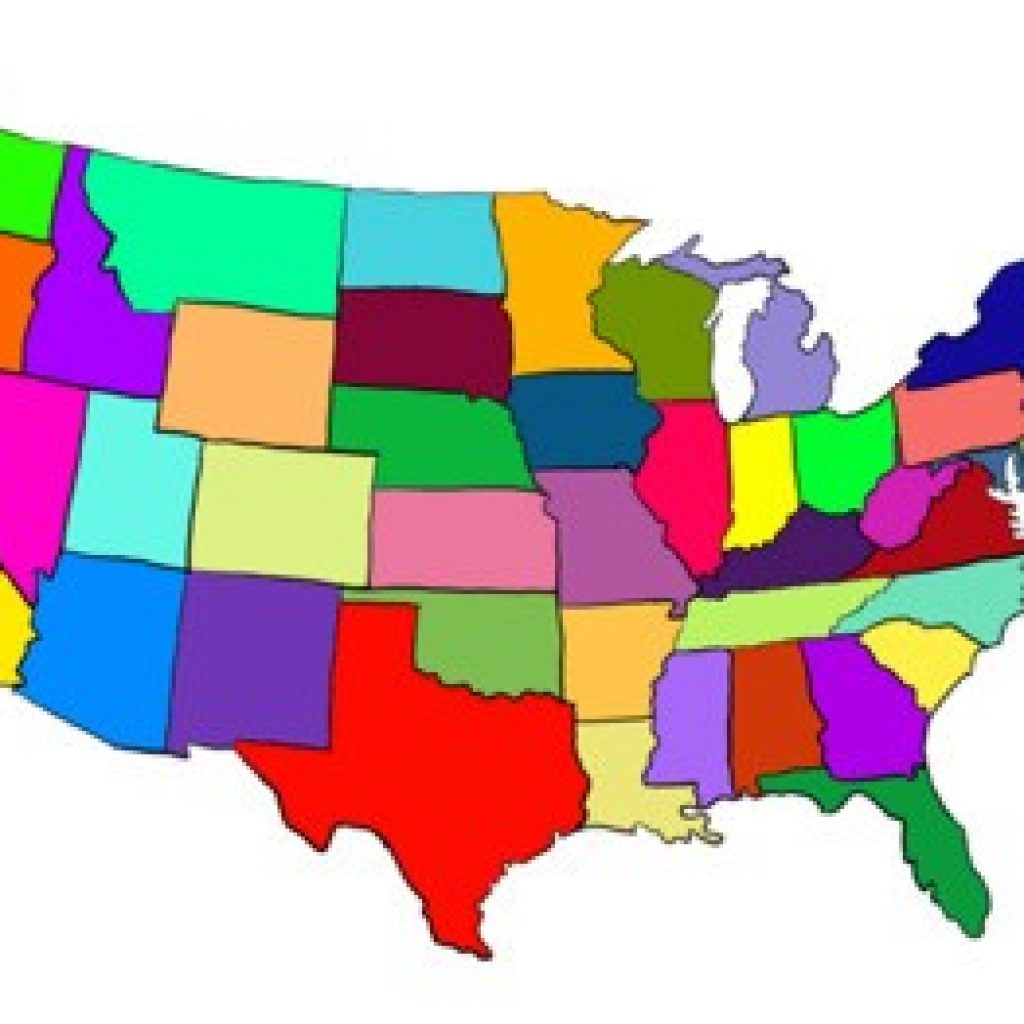 Southern States. The USA Map Clipart. State out. Vote for us Clipart.