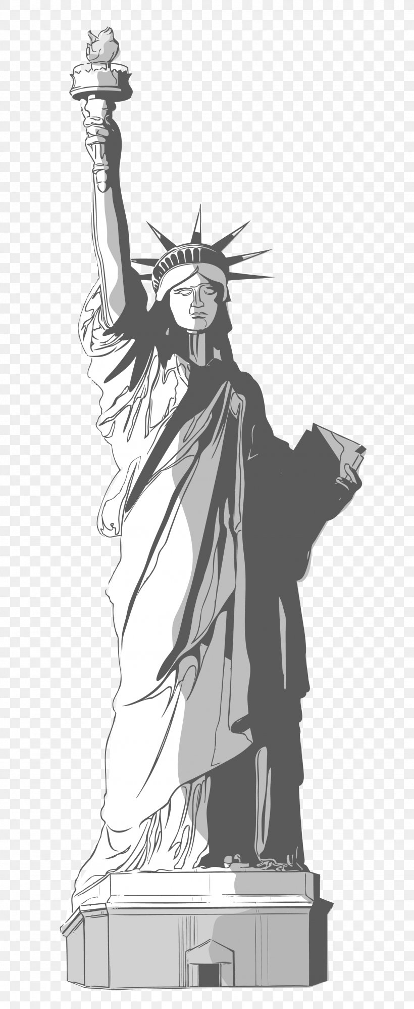 Statue Of Liberty Clip Art, PNG, 1742x4239px, Statue Of.