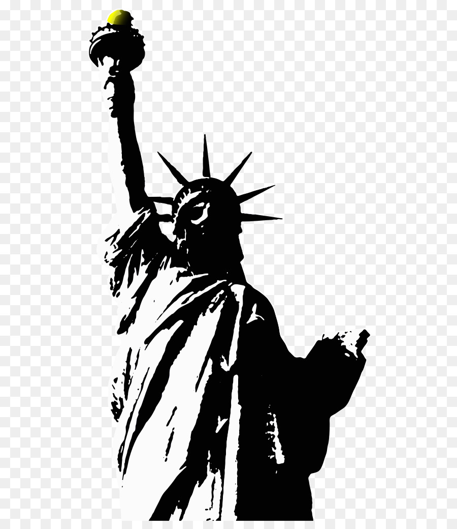 Statue Of Liberty Cartoon clipart.