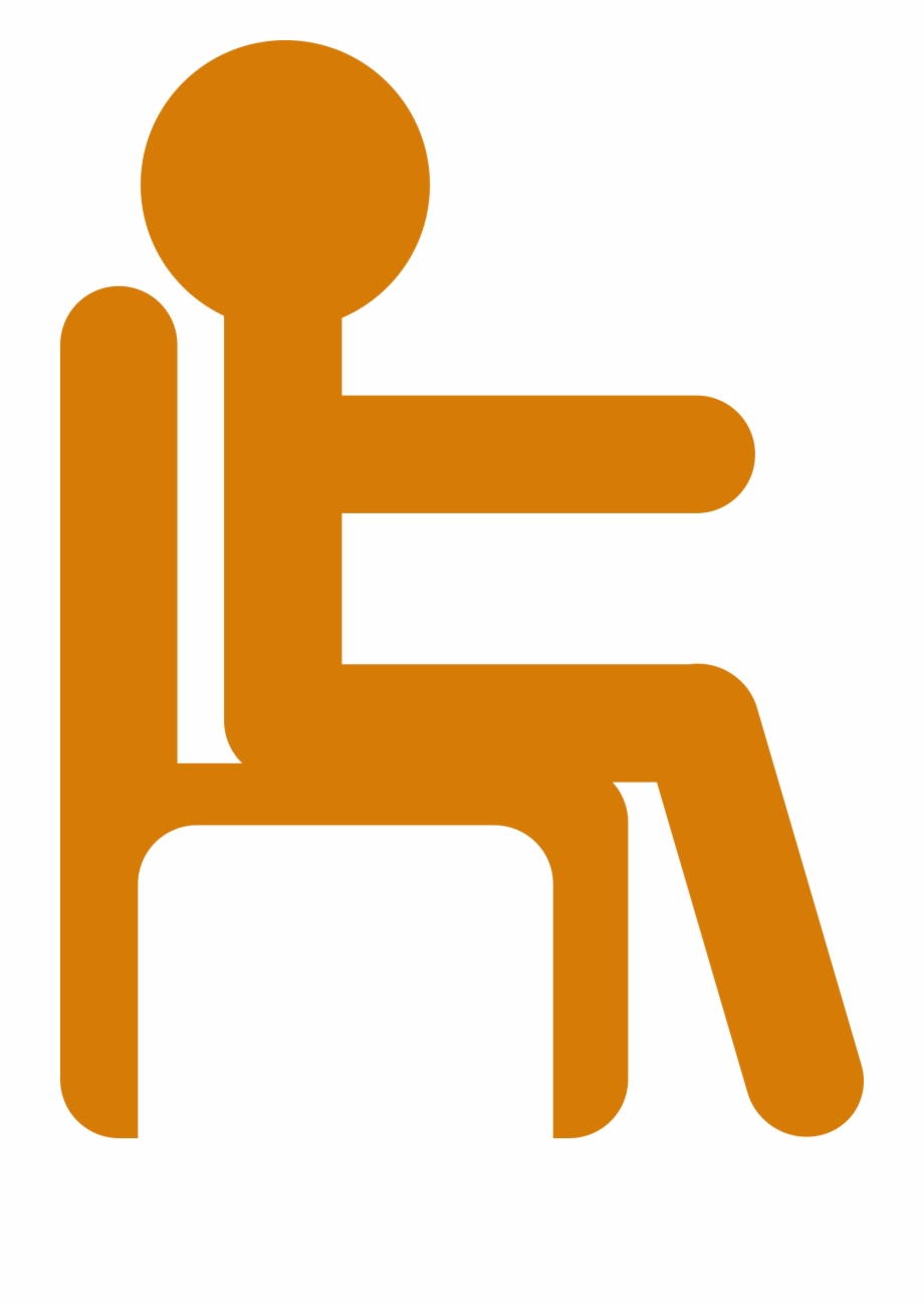 This Free Icons Png Design Of Man In Chair.