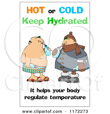 Stay hydrated clipart.