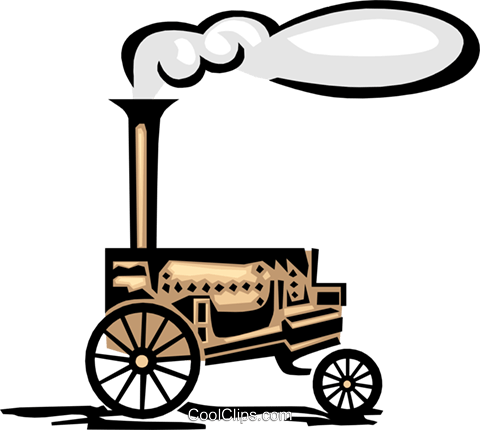 steam engine Royalty Free Vector Clip Art illustration.