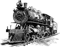 steam train clip art.