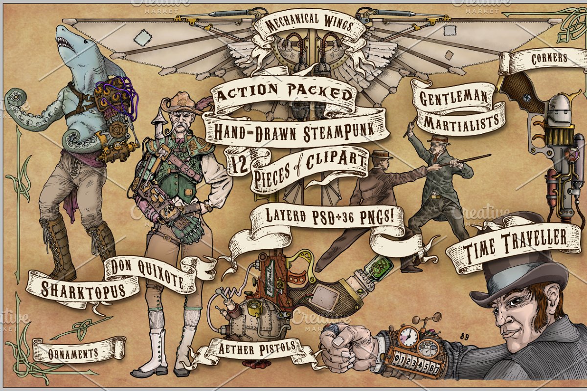 steampunk clipart illustrations 10 free Cliparts | Download images on