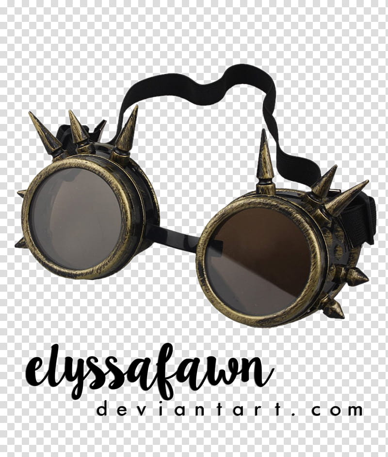 STEAMPUNK GOGGLES, brass.