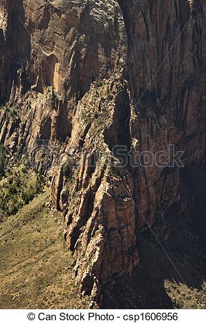 Stock Image of Rock cliff wall..