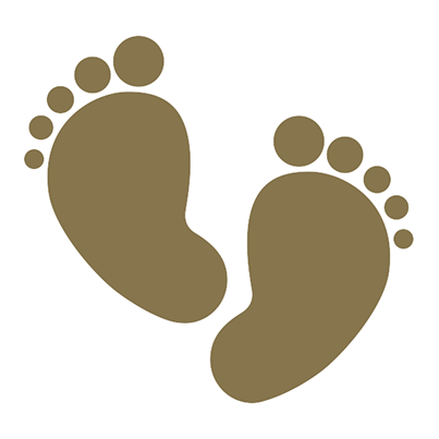 Baby Steps PNG Transparent Image.