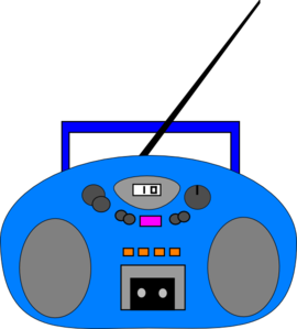 Blue Radio Clip Art at Clker.com.