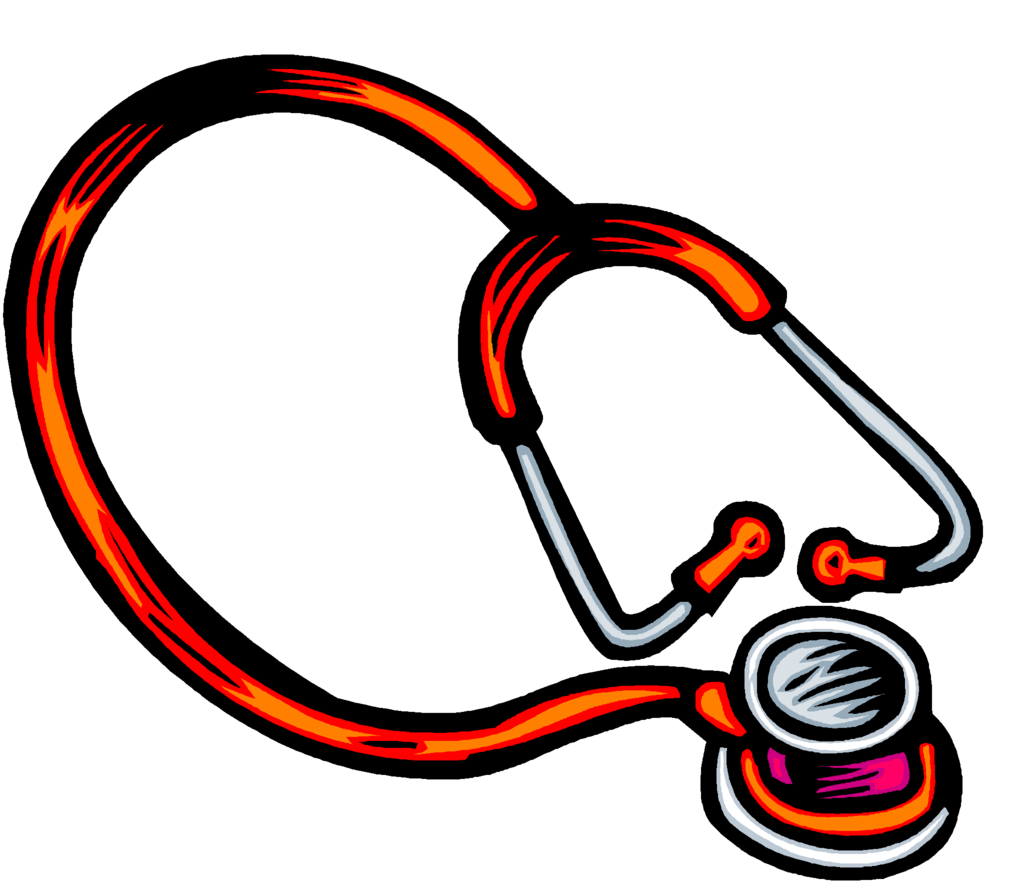 Cartoon Stethoscope Clipart.