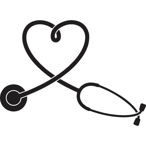 Stethoscope Heart Nursing Clip art.