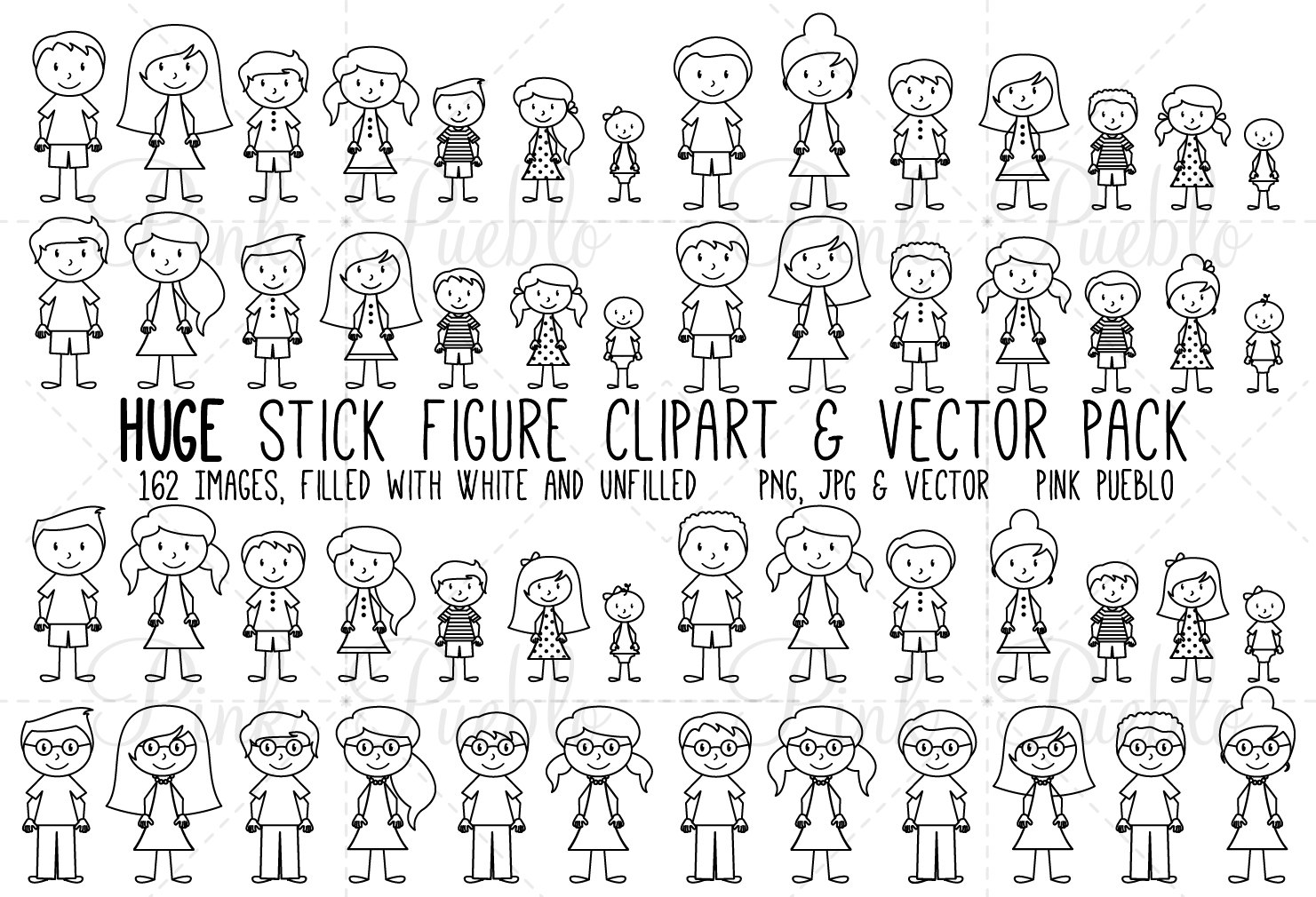 Free Free 253 Silhouette Stick Figure Family Svg SVG PNG EPS DXF File