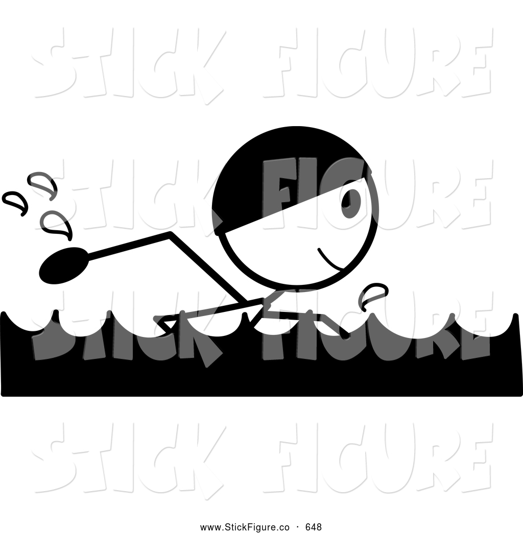 stick figured students surprised black and white water clipart 20 free ...