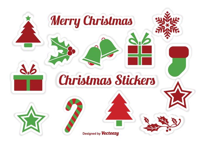 Christmas Sticker Vectors s.