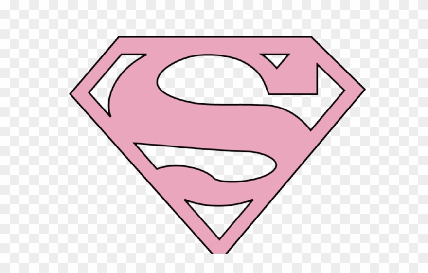 Supergirl Clipart Emblem Pink.