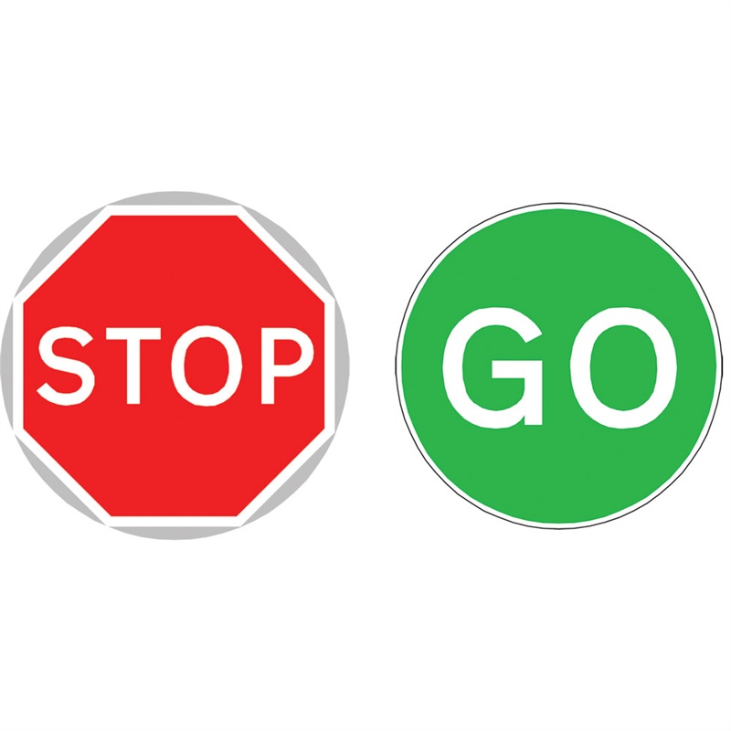 Stop And Go Signs.
