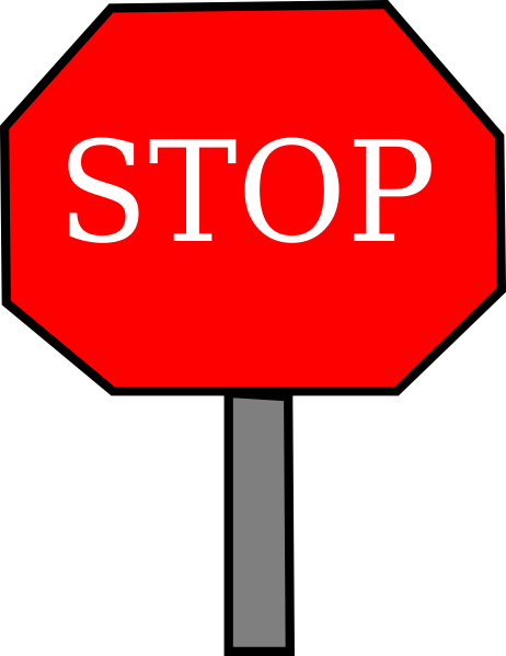 Stop sign clipart vector graphics stop clip art 3 image.