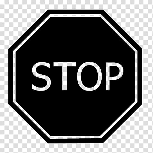 Stop sign Computer Icons Traffic sign , stop sign.