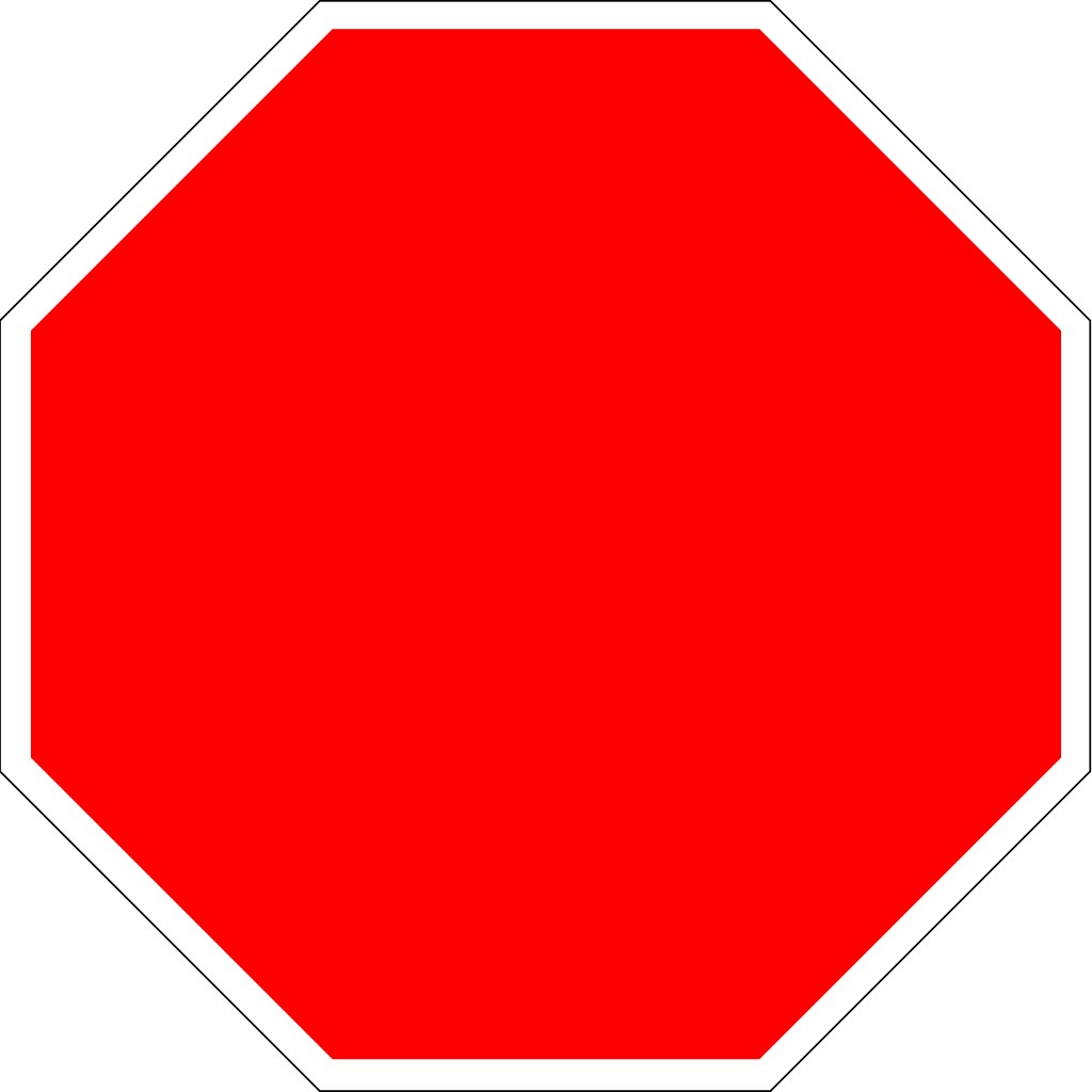 Printable Stop Sign Shape