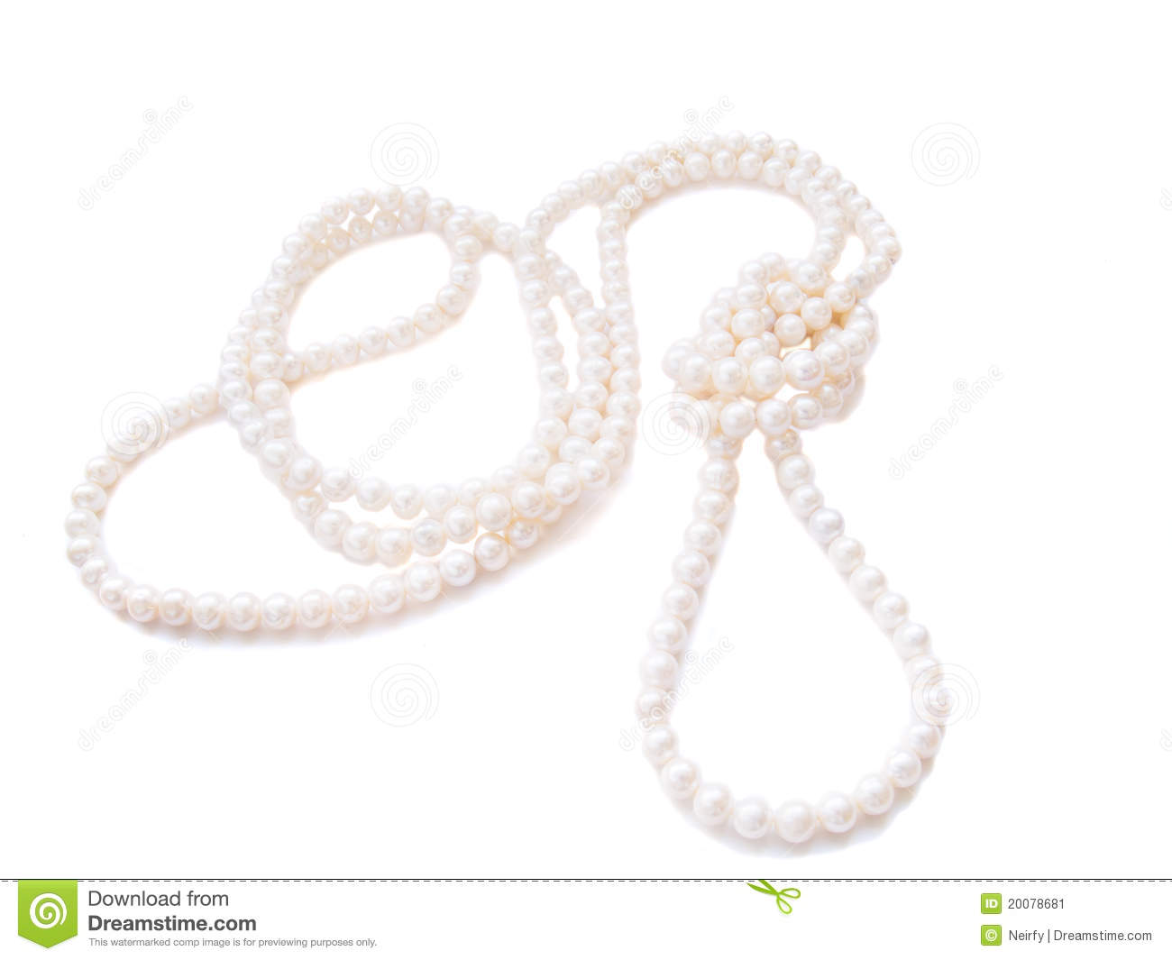 Pearls clipart strand.