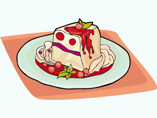 Strawberry Cheesecake Clipart.