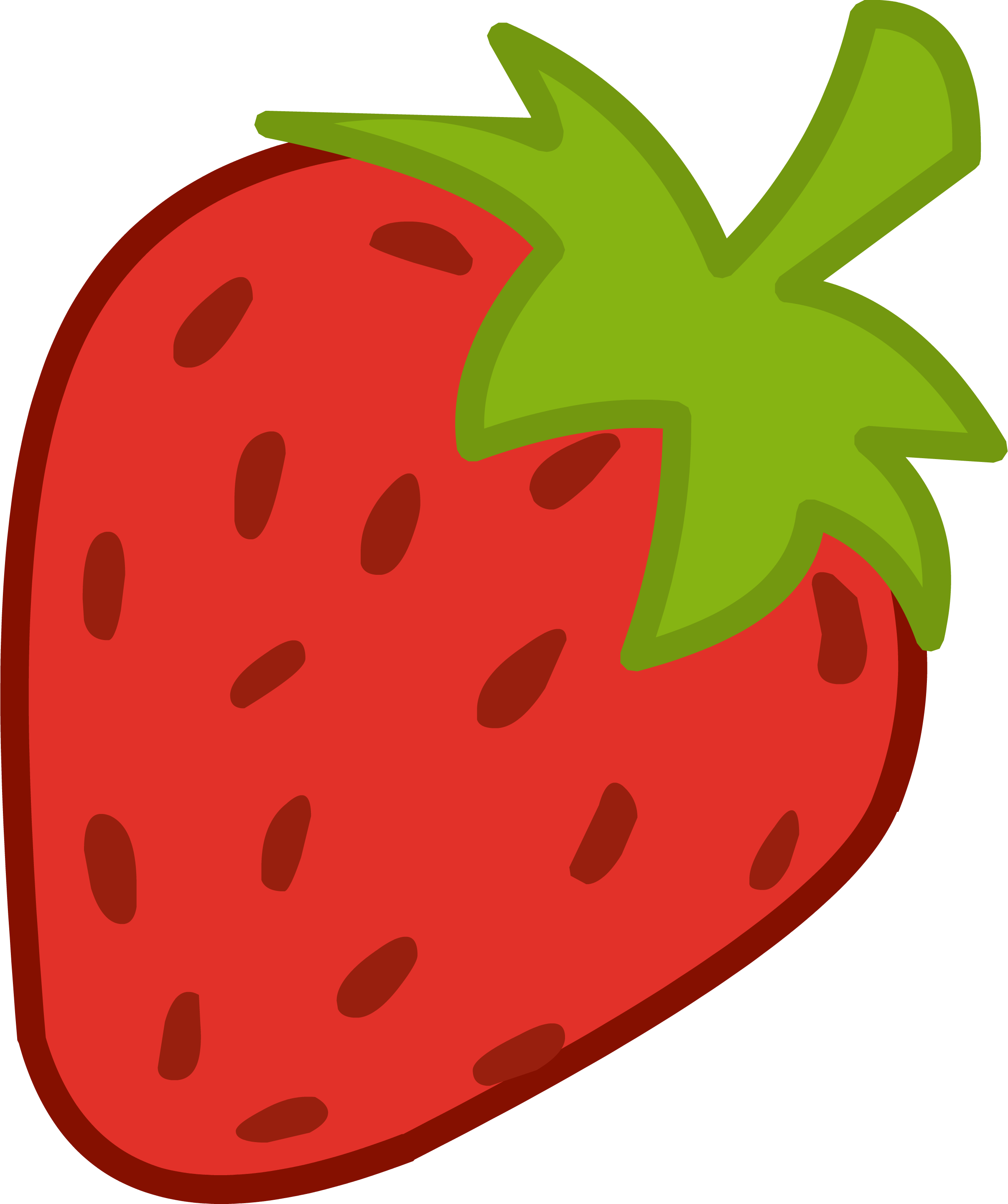 Strawberry Fruit Clipart 1 