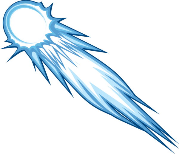 Free Streaking Comet Clip Art.