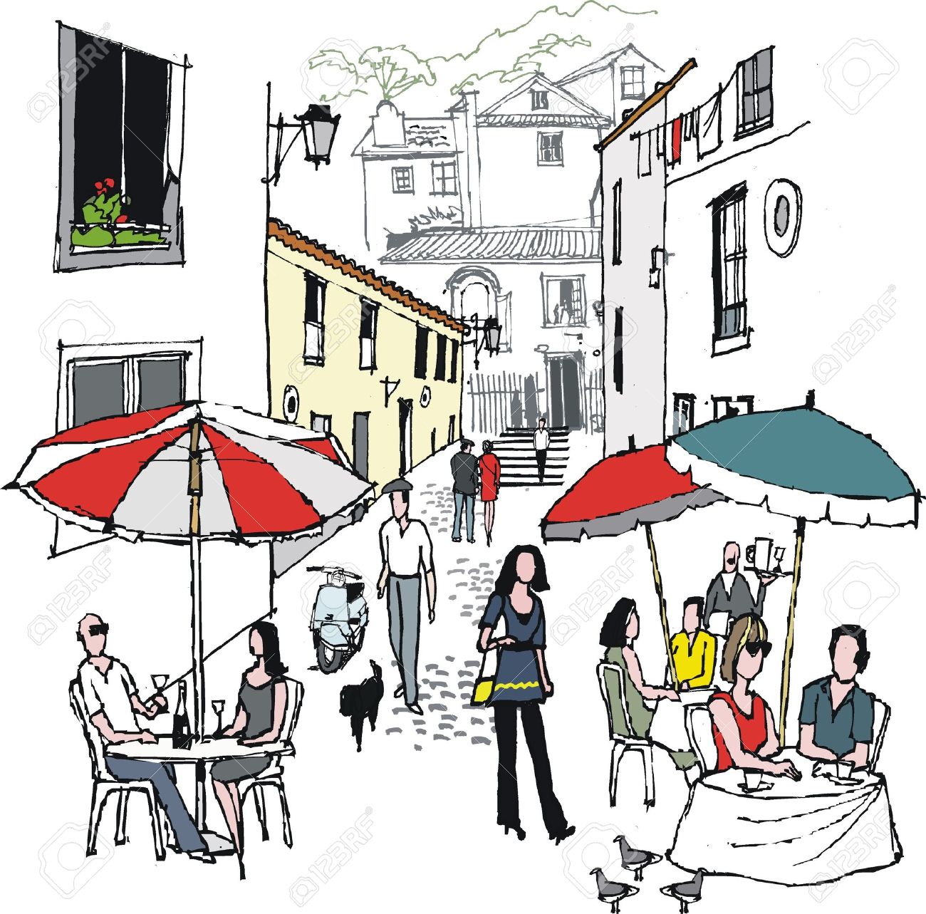 Street scene clipart 20 free Cliparts | Download images on Clipground 2024