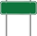 Blank Street Sign Clip Art Free.