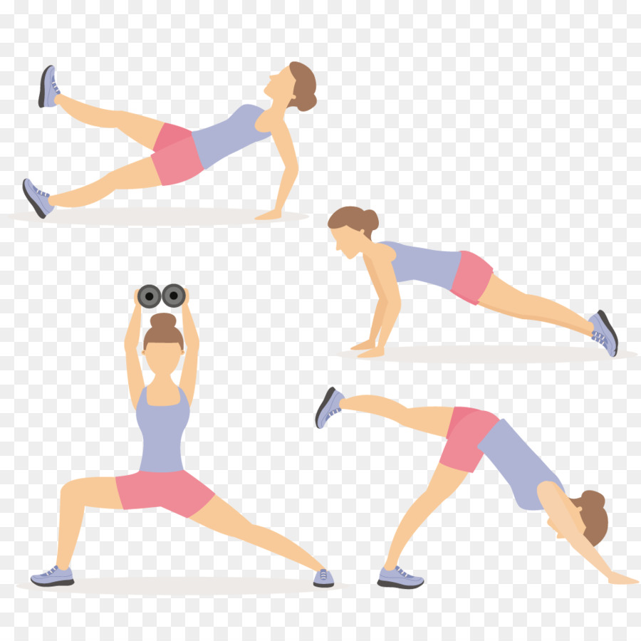 Download Free png Stretching Body Physical exercise Women of.