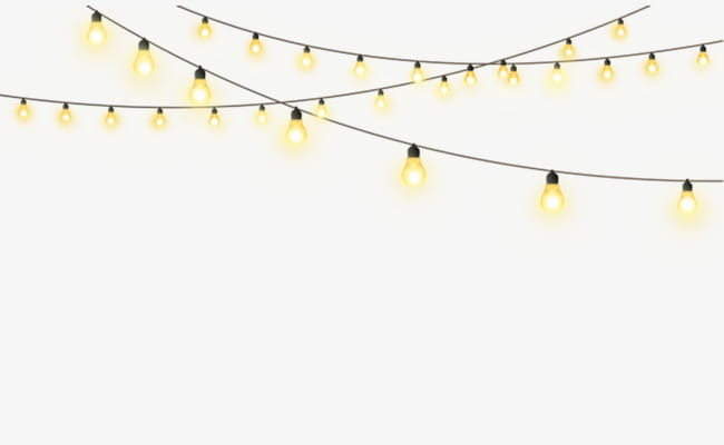 Free creative pull string lights lighting PNG clipart.