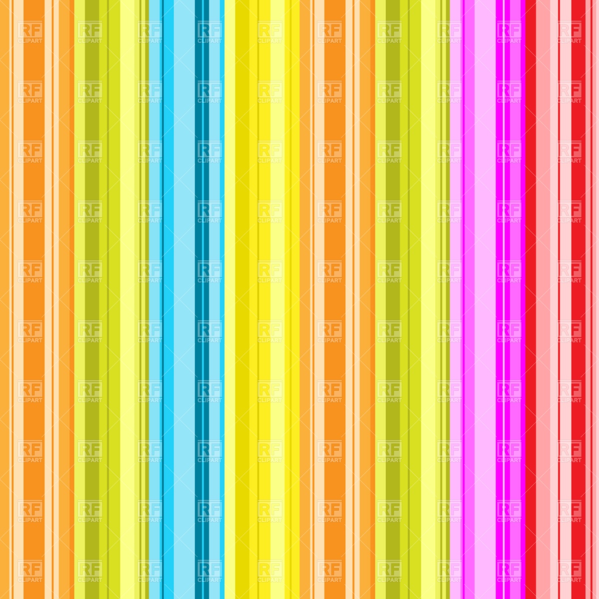 Rainbow striped background Vector Image #837.