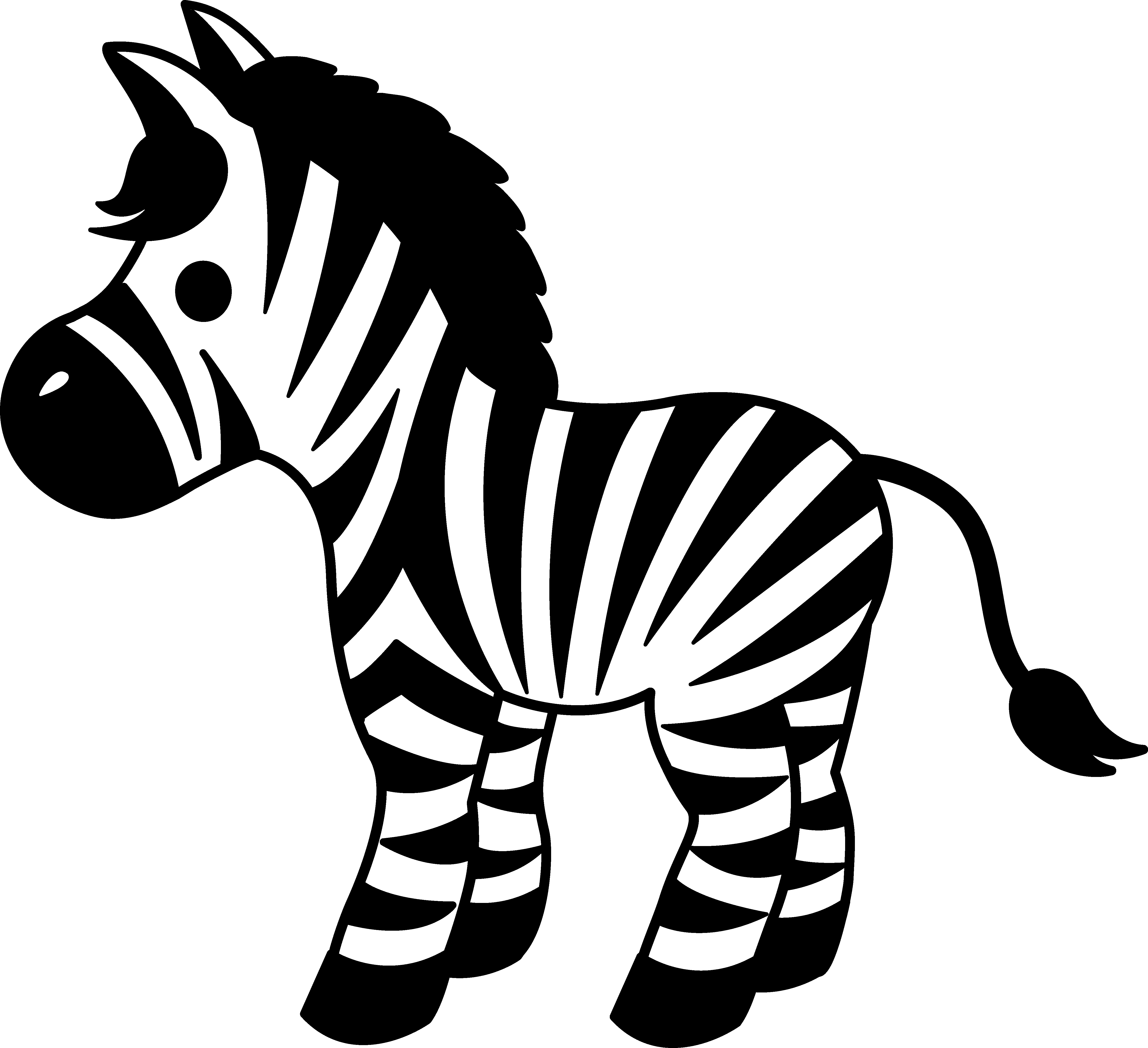 Cute Zebra Clipart.