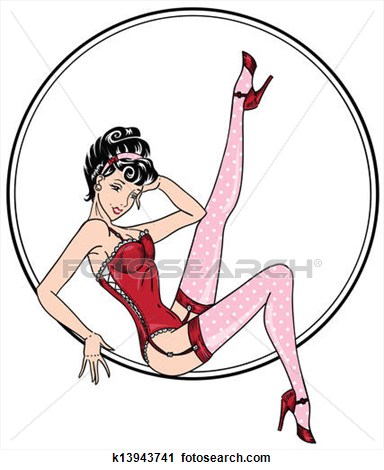 Striptease Clipart.