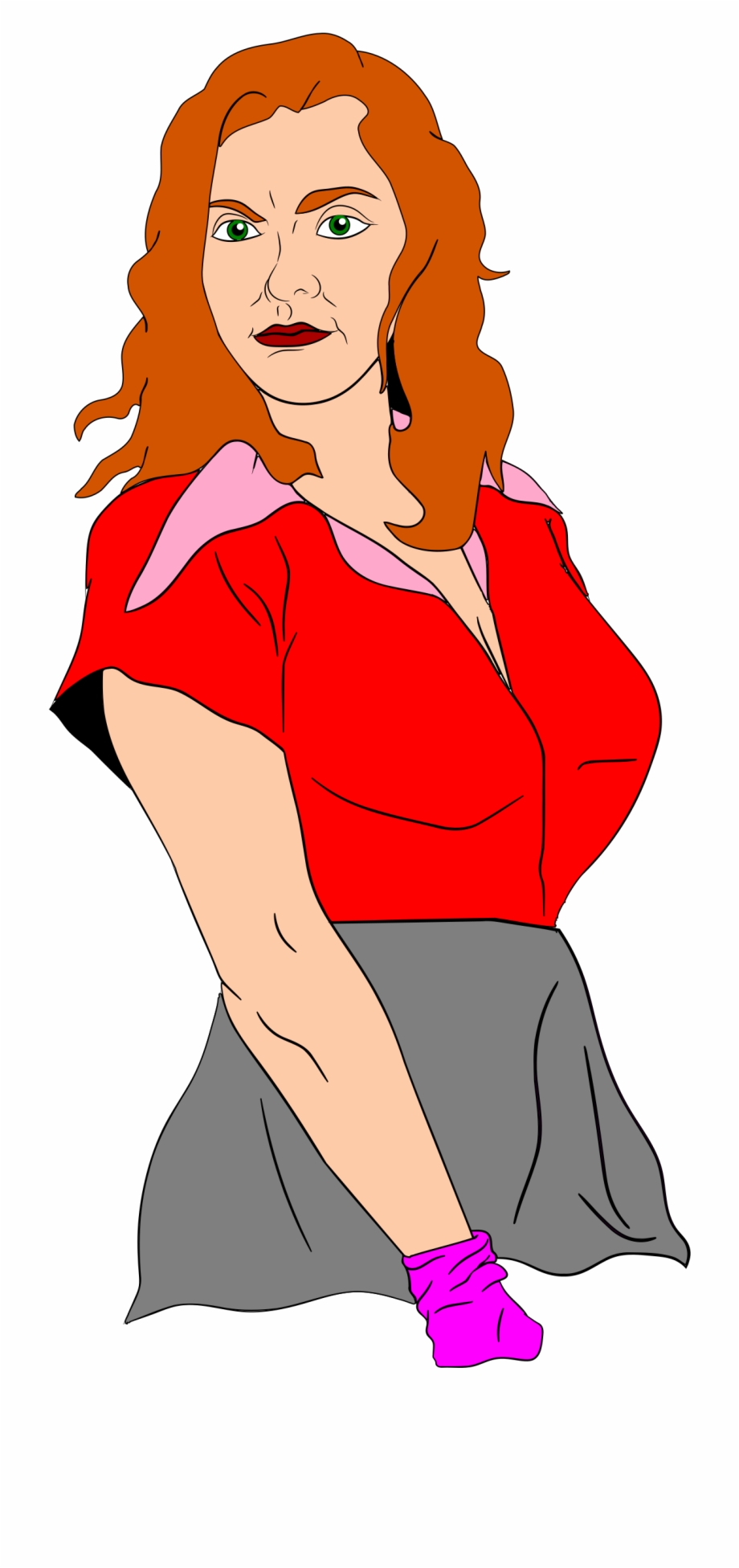 Strong Woman Clipart.