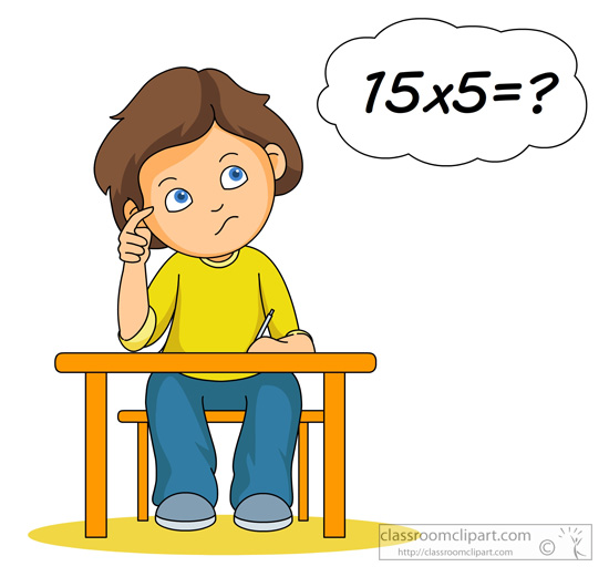 Thinking student clipart 1 » Clipart Station.