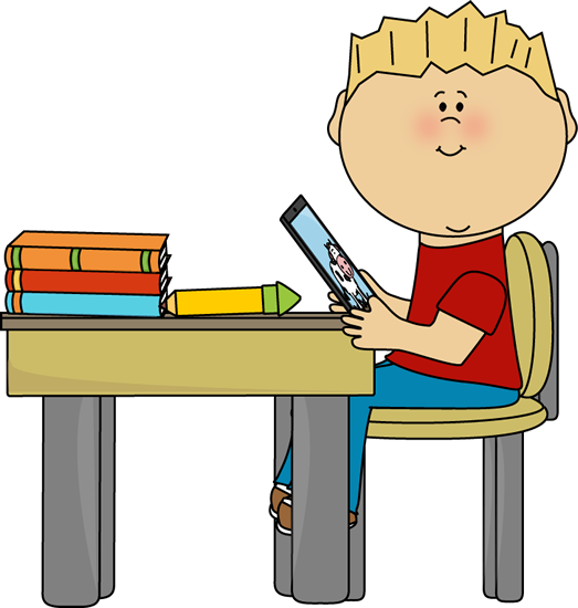 Student Sitting At Desk Clip Art N7 free image.
