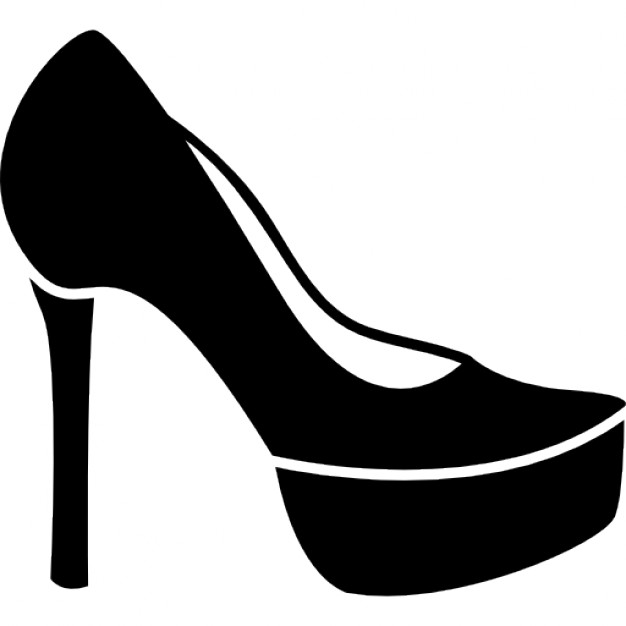 Platform sexy high heels Icons.