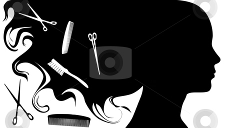 Hair stylist clipart free.