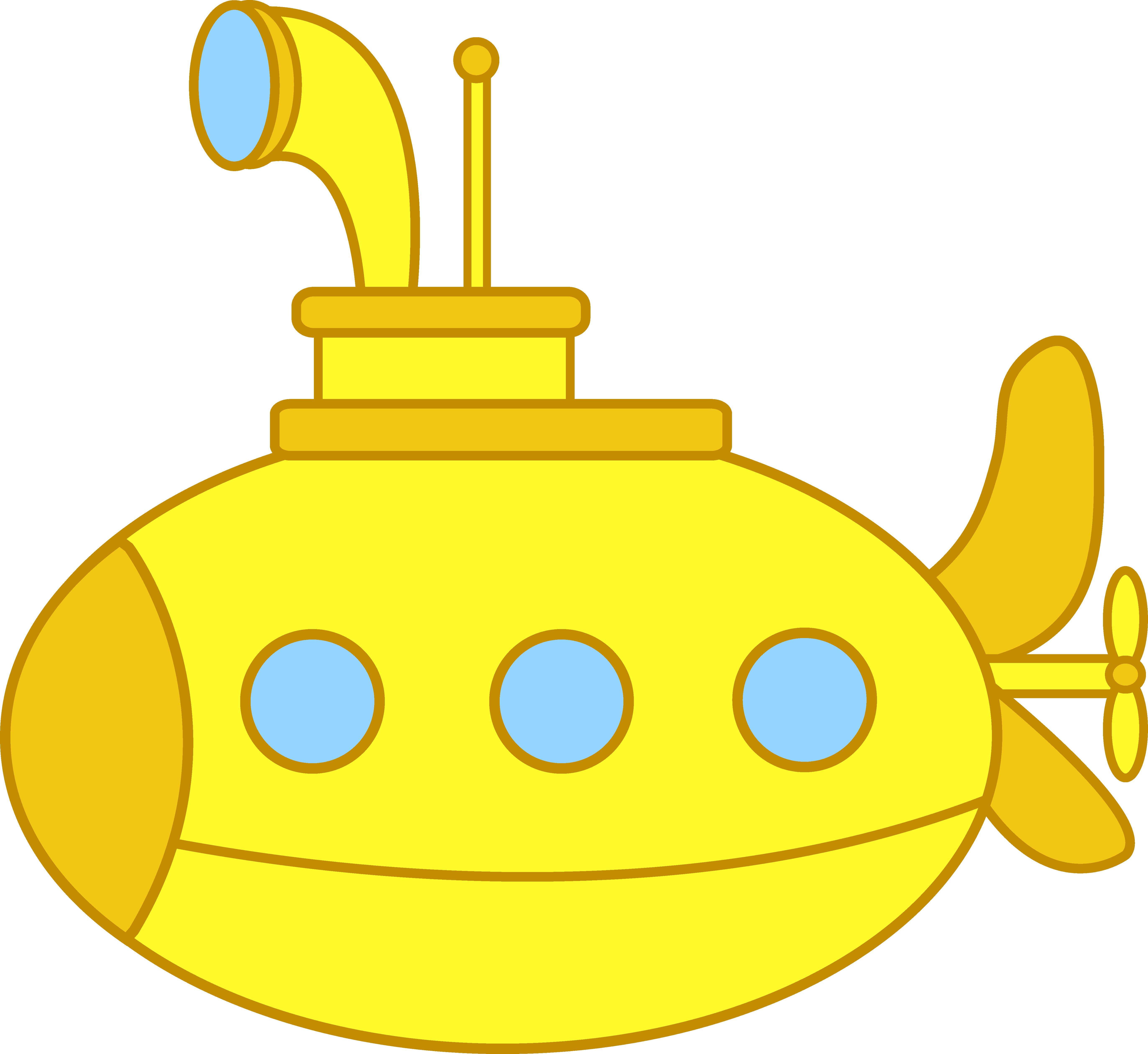 Cute Little Yellow Submarine.