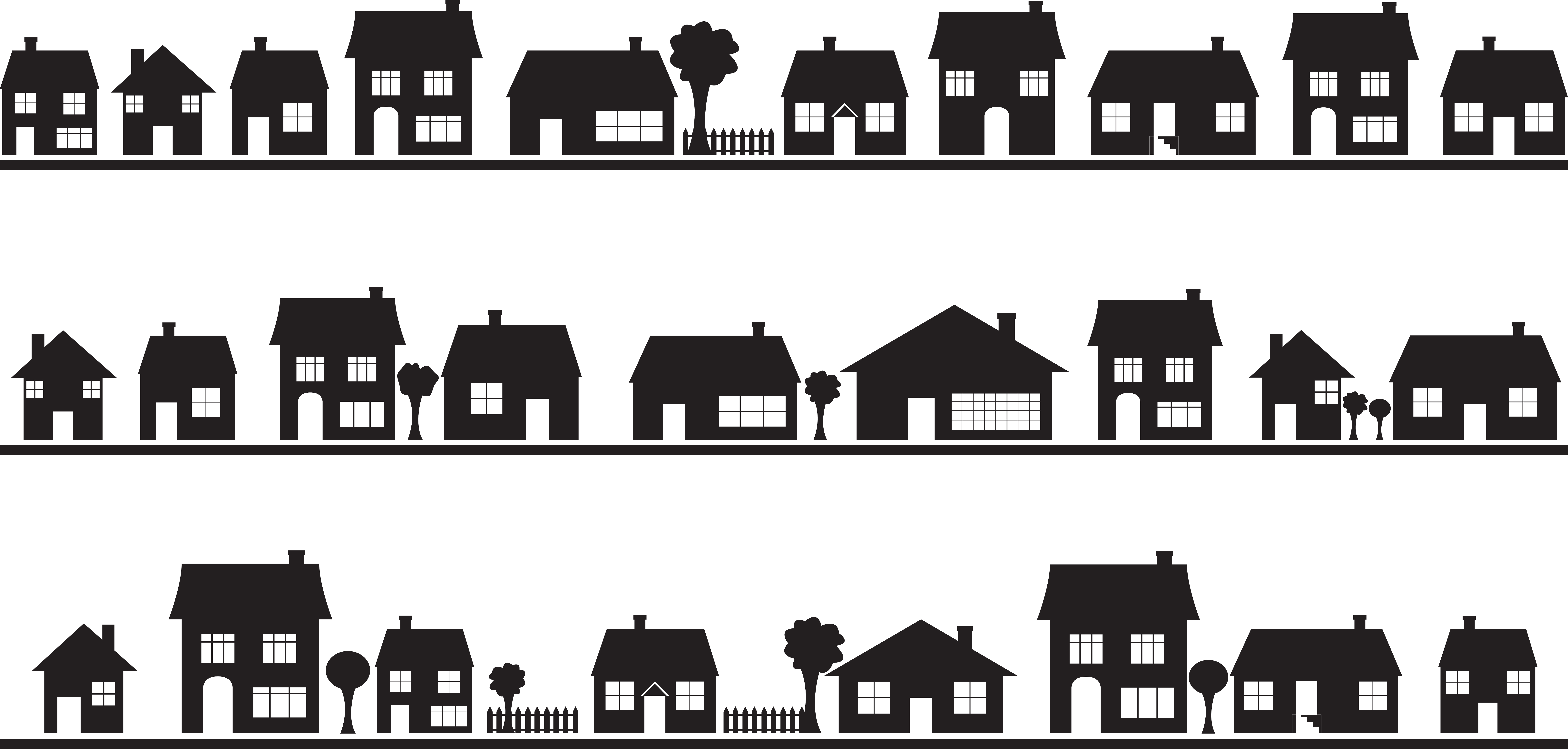 suburb silhouette clipart 20 free Cliparts | Download images on ...