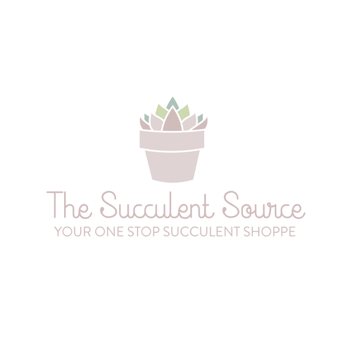 Succulent Logo for Wedding and Events Company.