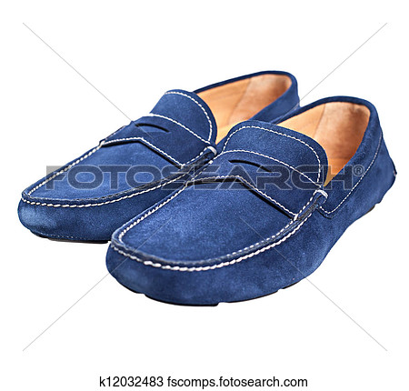 Blue Suede Shoes Clipart.