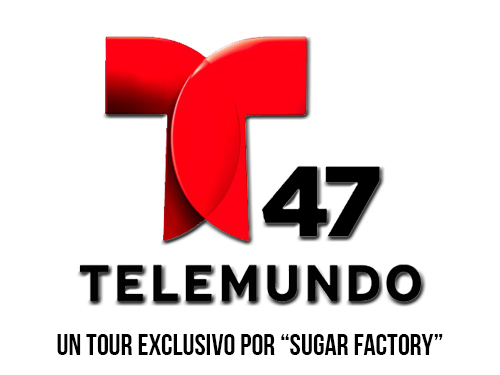Telemundo 47 Logo (Un tour exclusivo por “Sugar Factory.