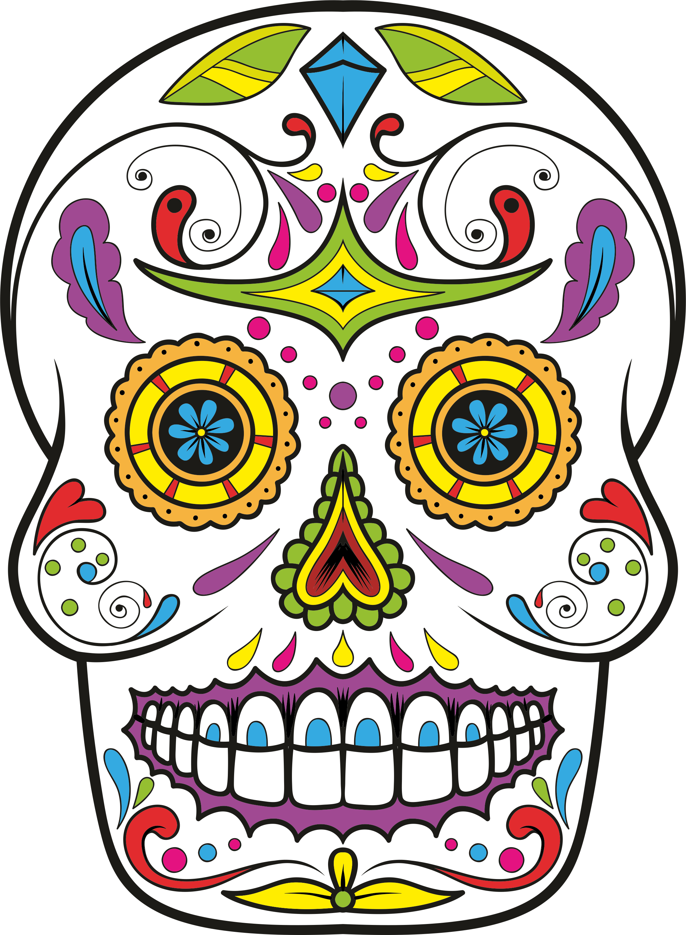 sugar skull clipart print 20 free Cliparts Download images on
